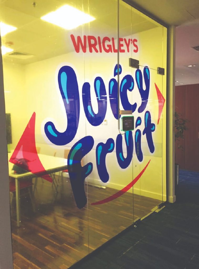 Glass Branding & Sandblast Stickers project by Eminent