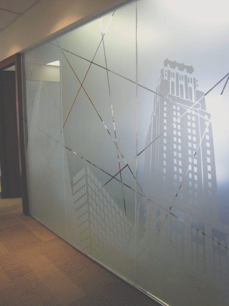Glass Branding & Sandblast Stickers project by Eminent