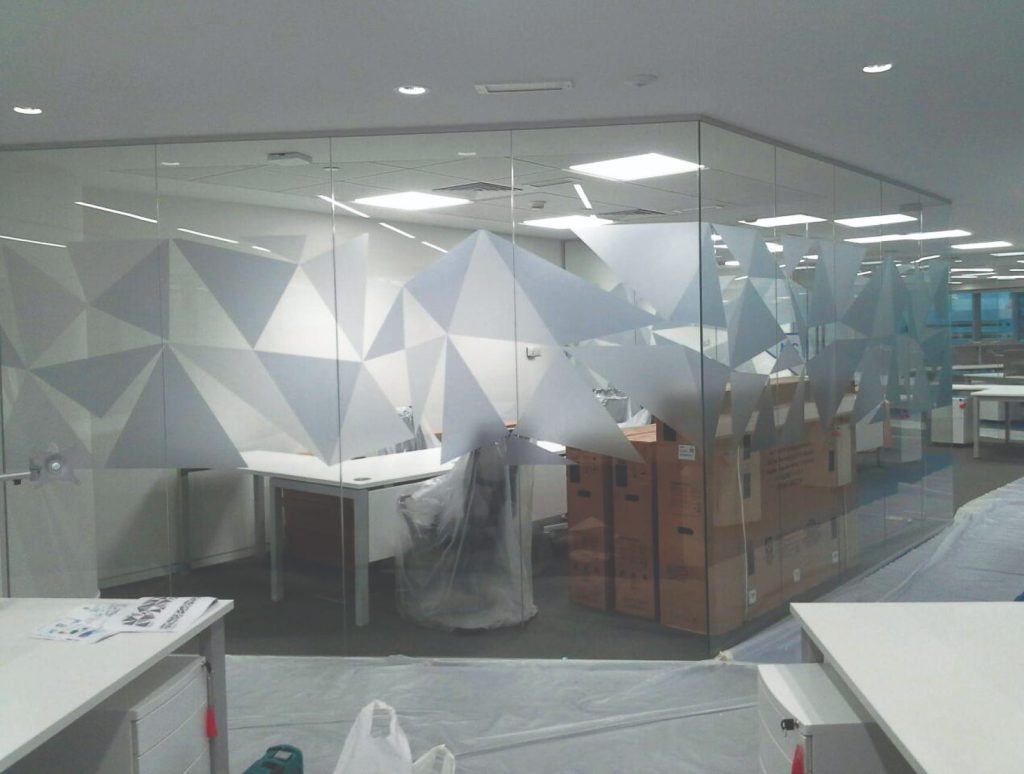 Glass Branding & Sandblast Stickers project by Eminent