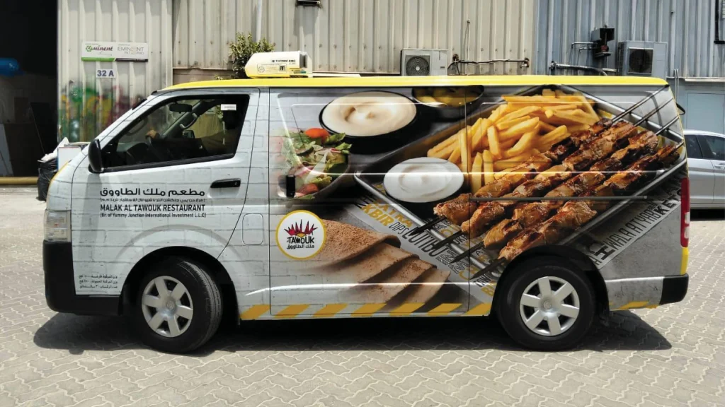 Vehicle Branding project by Eminent