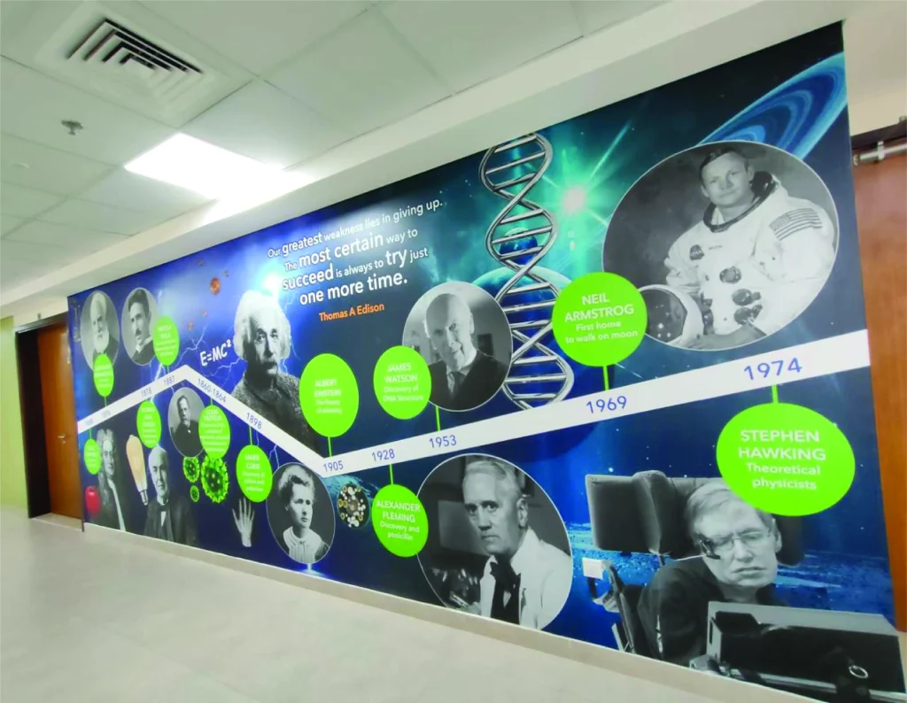 Wall Branding project by Eminent