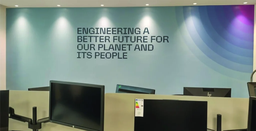 Wall Branding project by Eminent