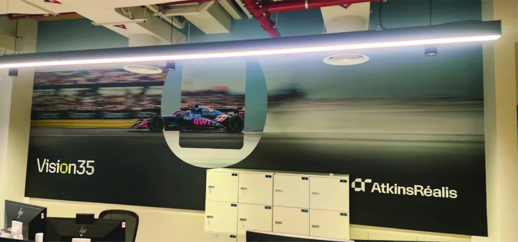 Wall Branding project by Eminent